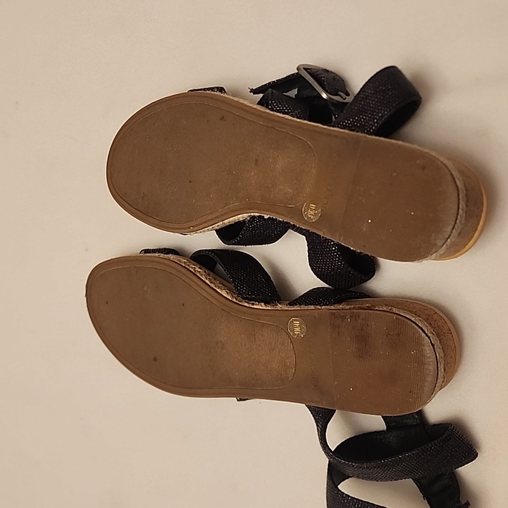 Lucky Brand Espadrilles Wedge Strappy Sandals Size 9 - Picture 7 of 8